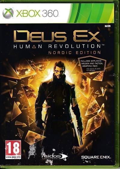 Deus Ex Human Revolution - XBOX 360 (B Grade) (Genbrug)